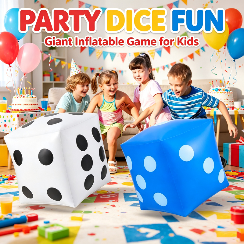 Party Games Gamecube - Giant PVC Inflatable Dice Game Toy
