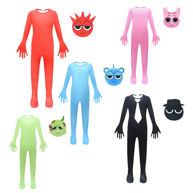 Party Games Youtube - Incredibox Sprunki Plush Full Body Cosplay
