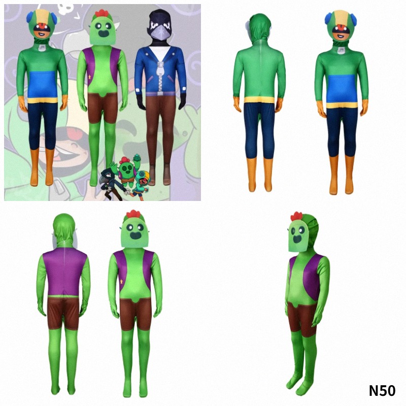 Party Games Youtube - 2026 Brawl Jumpsuit With Headgear Cosplay
