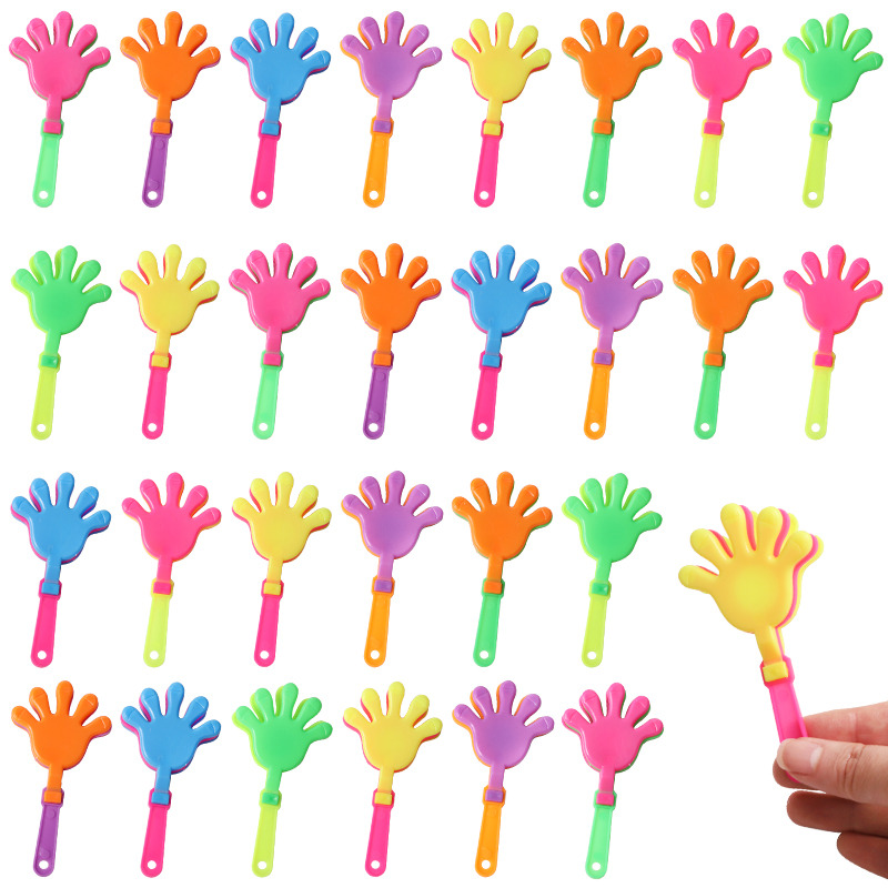 Party Games Adult Birthday - 12/24Pcs Colorful Mini Hand Clapper Sports