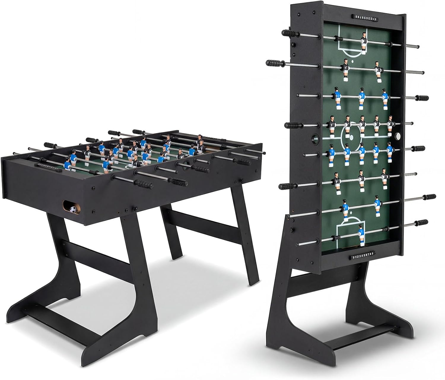 Party Games Adults Indoor - Folding Foosball Table Full Size Competition