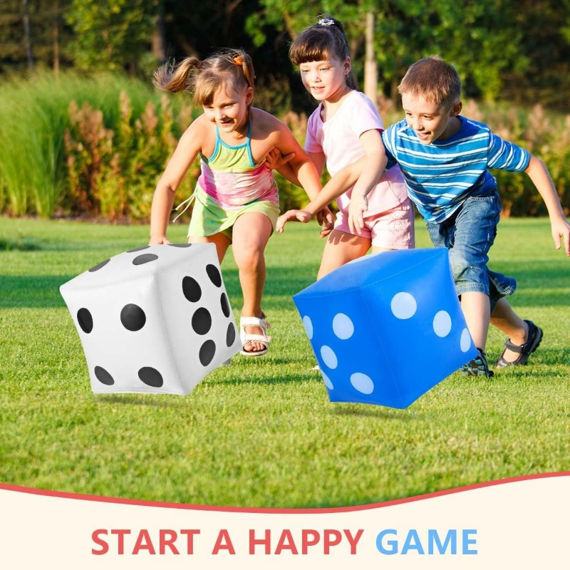 Giant PVC Inflatable Dice Game - Party Games Gamecube 评论和价格