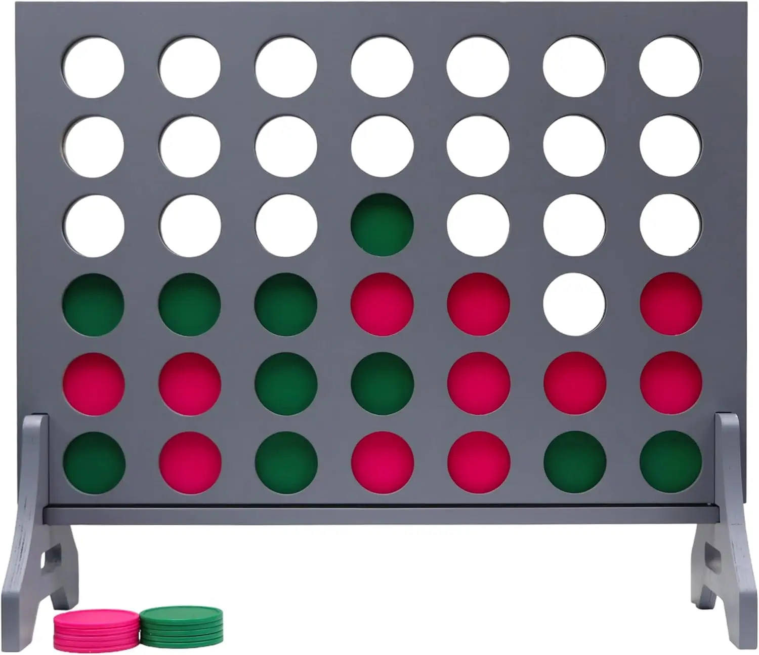 Giant 4 in a Row Game for Fami - Party Games Adults Indoor 评论和价格