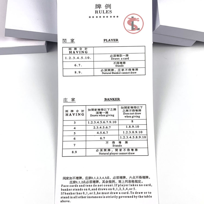 100 Pages Book Baccarat Road L - Party Games List 评论和价格