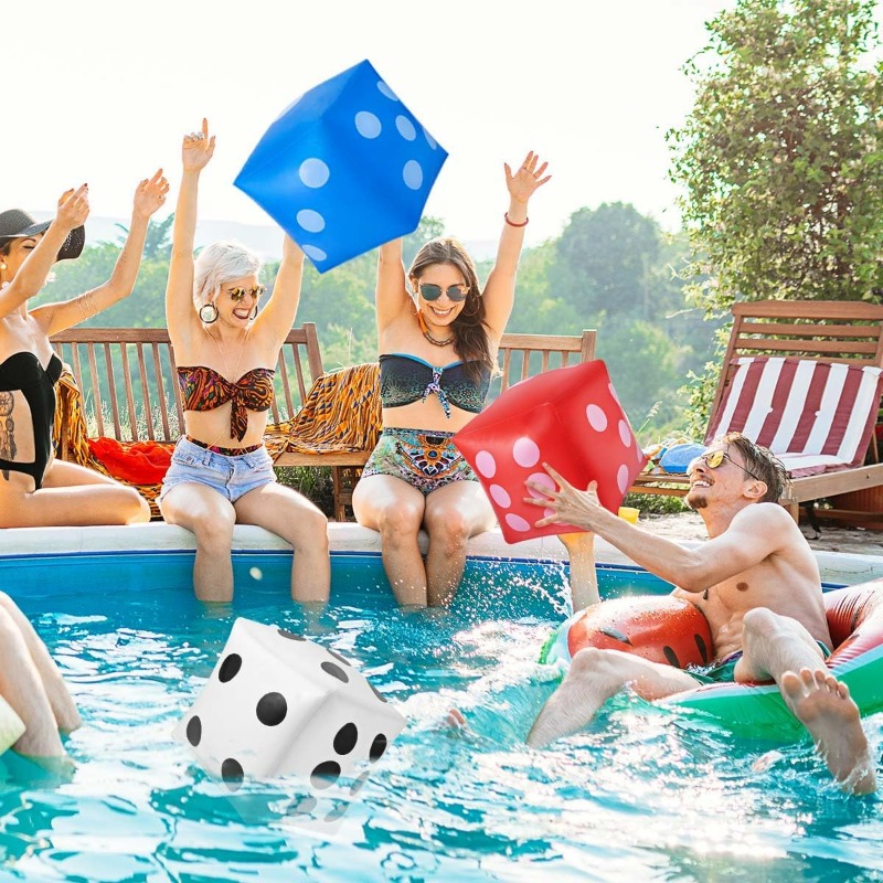 Mega Inflatable PVC Dice for I - Party Games Gamecube 评论和价格