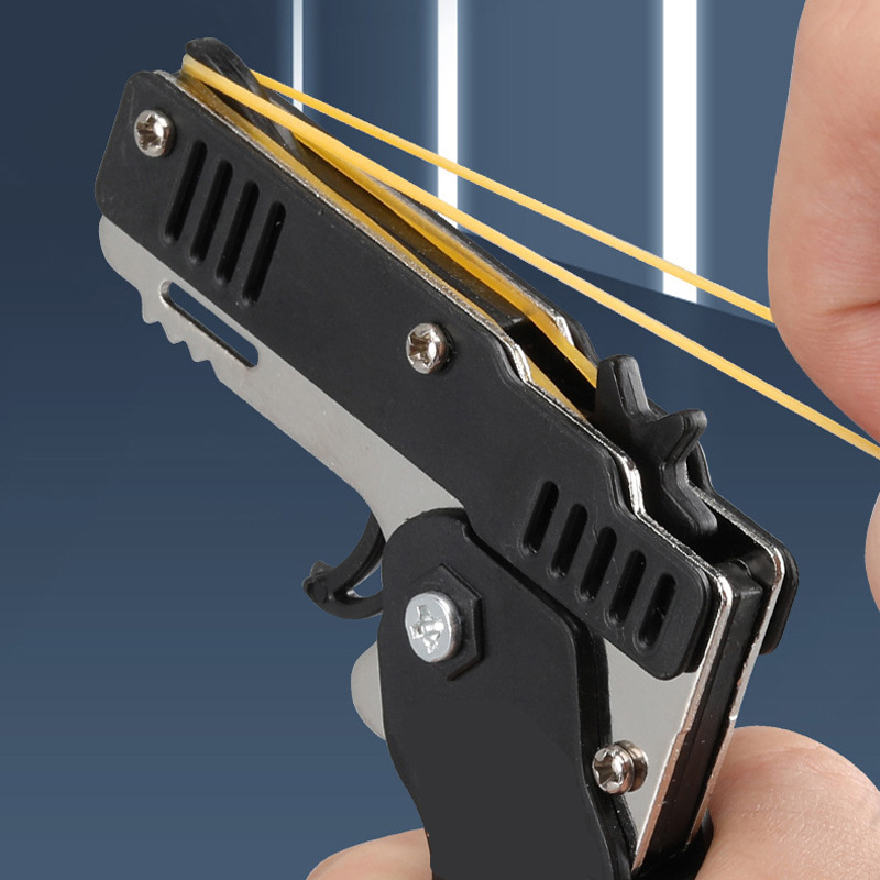 Mini Keychain Rubber Band Gun  - Party Games Adult Birthday 评论和价格