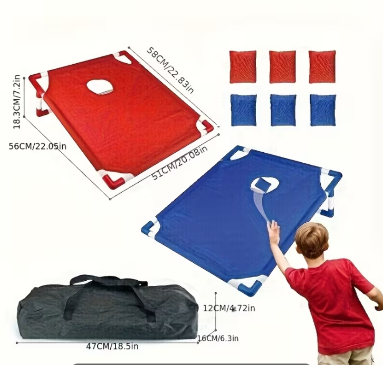 Corn Hole Game Set Includes 2  - Party Games Adults Indoor 评论和价格