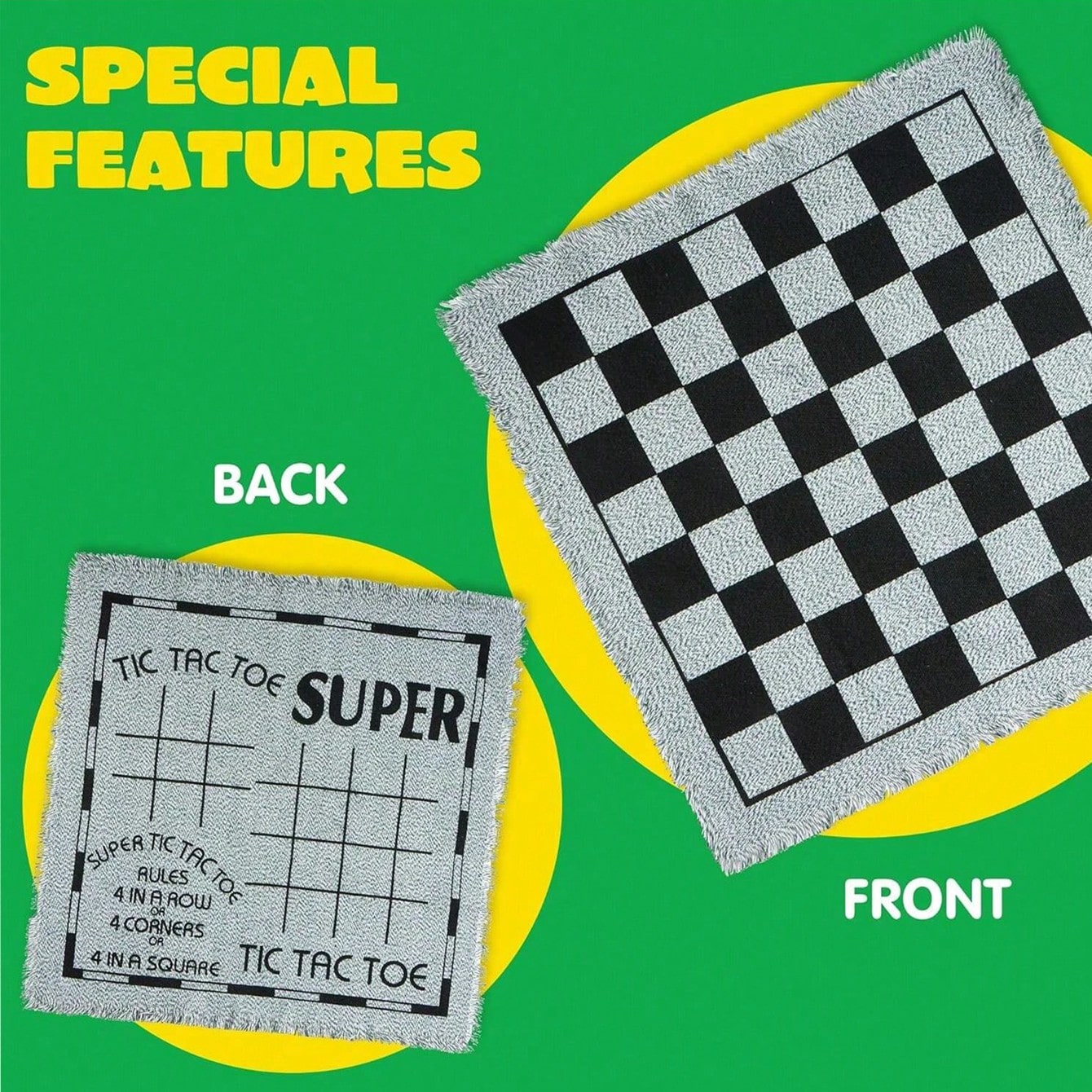 3-in-1 Vintage Game Set - Gian - Tic Tac Toe Giant 评论和价格
