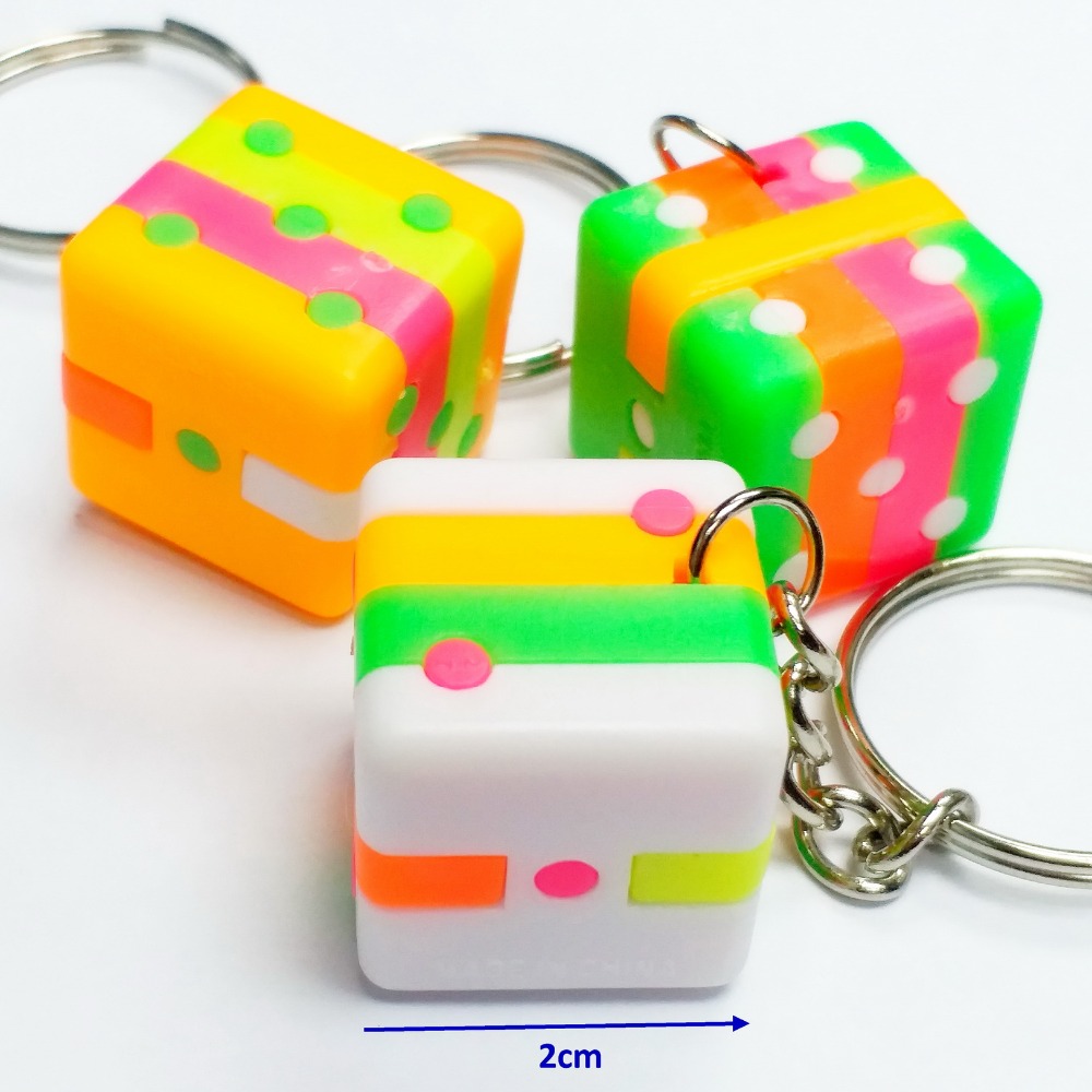 10Pc 2cm Puzzle Dice Cube Key  - Party Games Gamecube 评论和价格