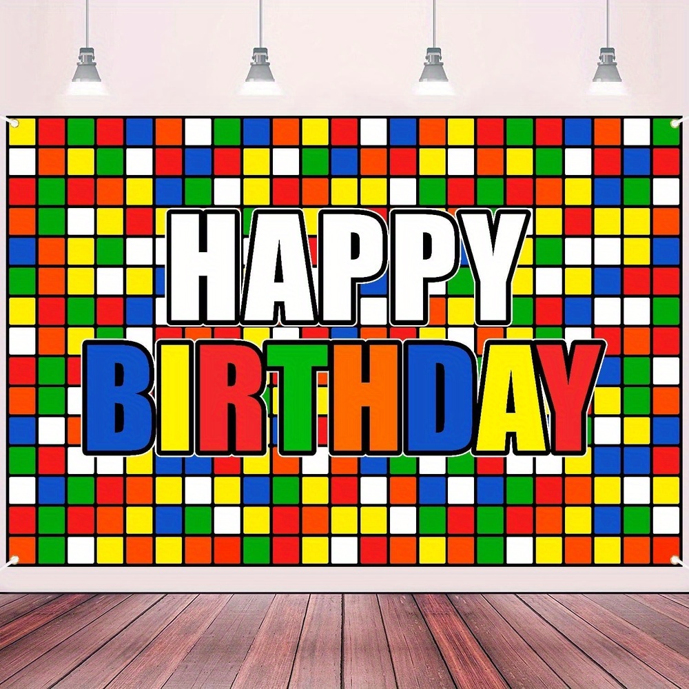 Colorful Cube Birthday Party B - Party Games Gamecube 评论和价格