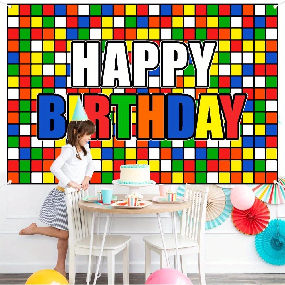 Colorful Cube Birthday Party B - Party Games Gamecube 评论和价格
