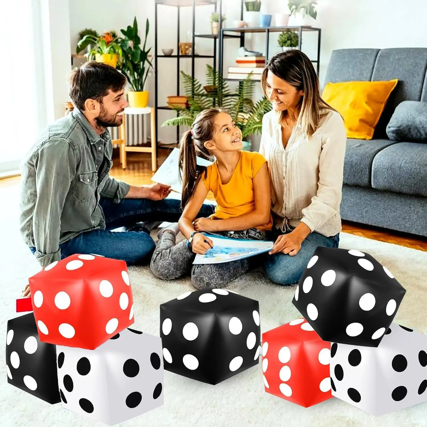 1-10pcs PVC Inflatable Dice fo - Party Games Gamecube 评论和价格