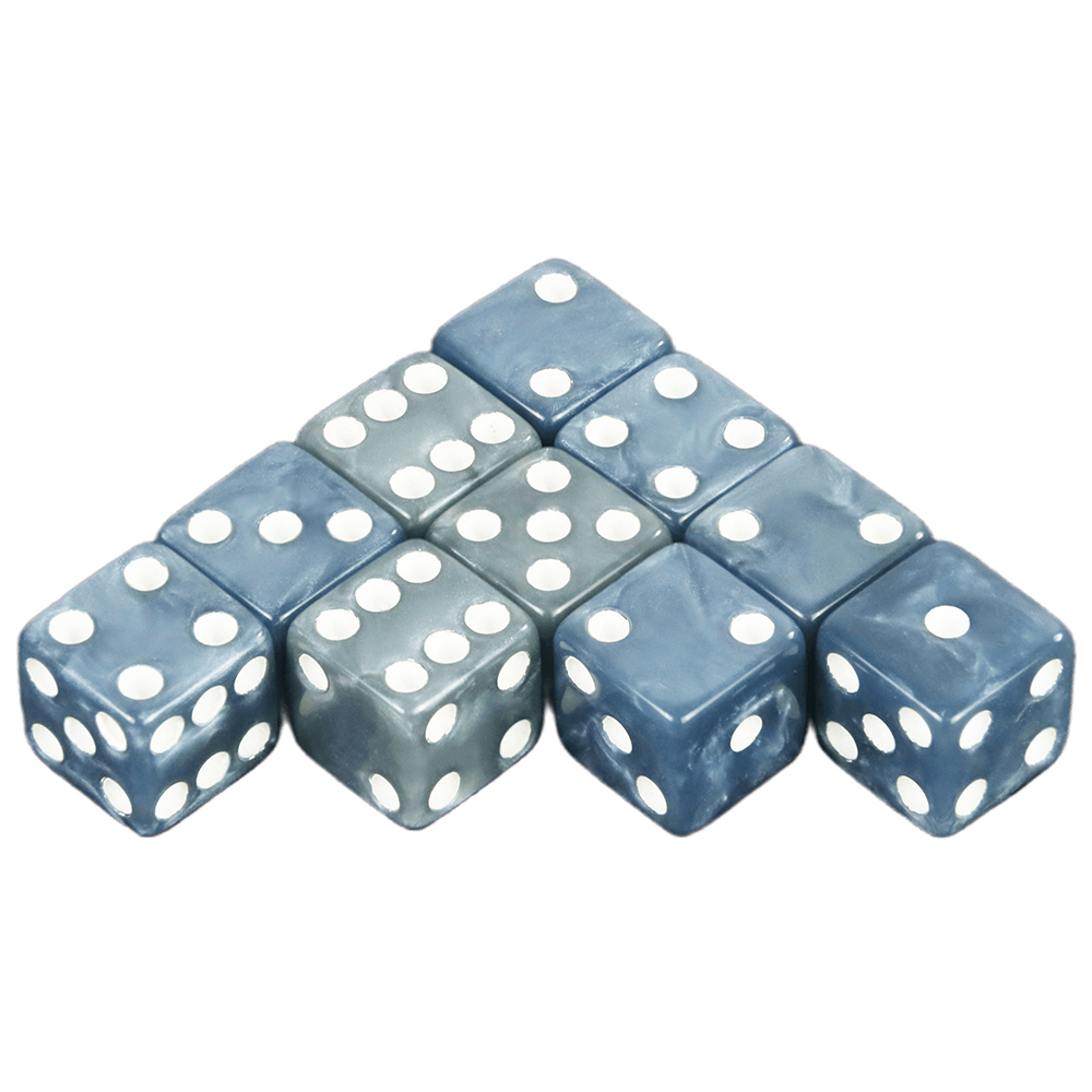 Marble Effect Dice 10pc/set 12 - Party Games Gamecube 评论和价格