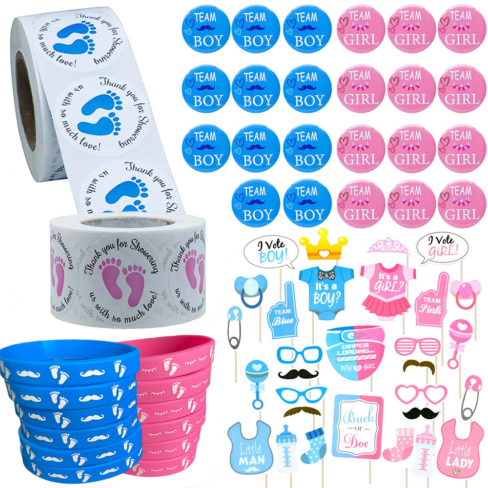 Gender Reveal Party Supplies B - Party Games Graduation Ideas 评论和价格